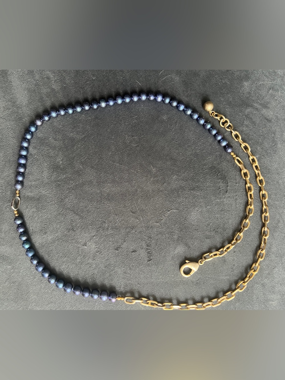 Lulu Frost Pearl Beaded Necklace with Gold Chain